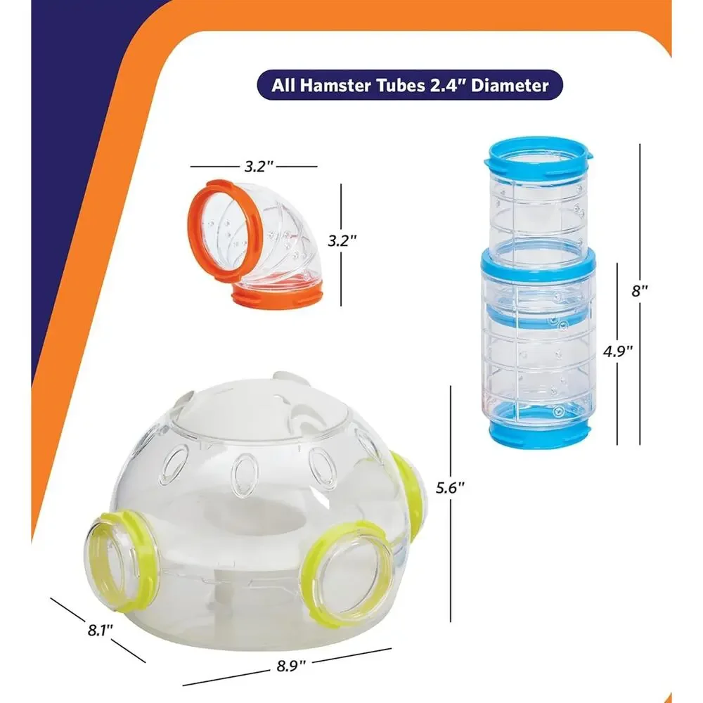 Pet Hamster Science Lab Value Pack Compatible w Midwest and Ferplast Cages Home